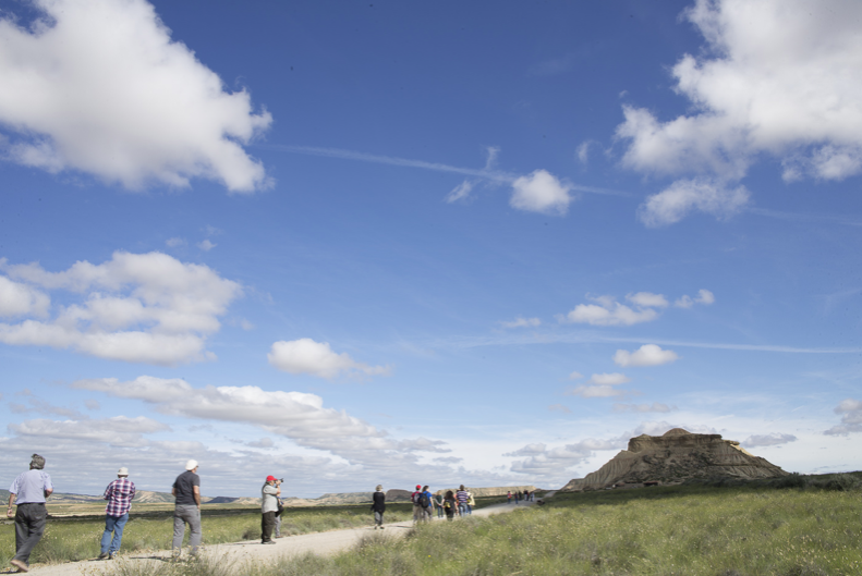 Fotografias del paisaje de las Bardenas Reales